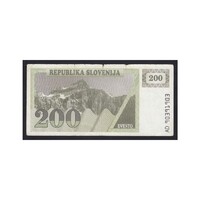 Szlovénia,200 tolarjev 1990 VG+