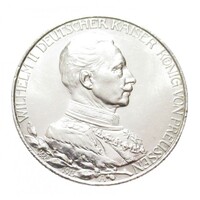 Németország,2 mark 1913 A - II. Vilmos király uralkodására - Poroszország aUNC+ ezüst 11.100g900
