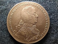 Croatia grof karlo batthyány bán (1742-1756) silver 1/2 thaler 1770