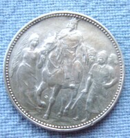Ezüst Millennáriumi 1 Korona Ferenc József 1896 T1-aUNC