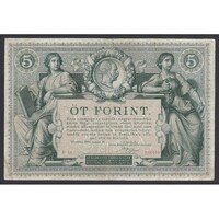 Magyarország,5 gulden/forint 1881 F