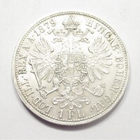 Ausztria,1 florin 1879 EF+ ezüst 12.34g900