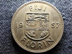 Fidzsi-szigetek II. Erzsébet (1952-1976) 1 florin 1957