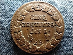 Franciaország 5 Centimes 1799 BB