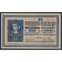 Magyarország,25 kronen/korona 1918 aUNC-