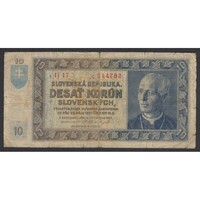 Szlovákia,10 korun 1939 F