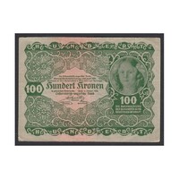 Magyarország,100 kronen 1922 F