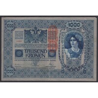 Ausztria,1000 kronen/korona 1919 - Deutschösterreich VF-