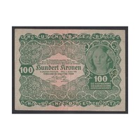 Magyarország,100 kronen 1922 F+