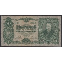 Magyarország,10 pengő 1929 VG