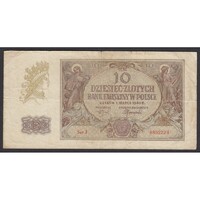 Lengyelország,10 zlotych 1940 F