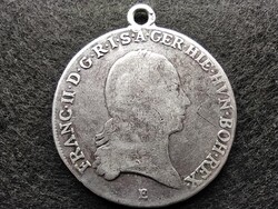 Austria II. Ferenc (1792-1795) .873 Silver 1/2 crown thaler 1797 e
