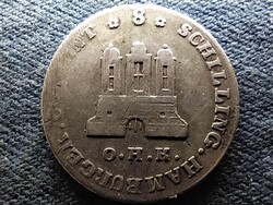 Német Államok Szabad Hanzaváros Hamburg (1324-1922) .625 ezüst 8 schilling 1797