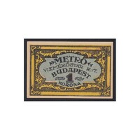 Magyarország,1 korona 1922 - Metro Vízmérőgyár Rt. aUNC+