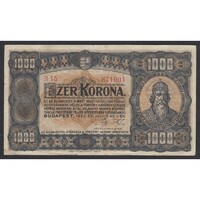 Magyarország,1000 korona 1923 F