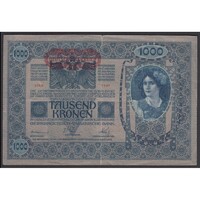 Ausztria,1000 kronen/korona 1919 - DEUTSCHÖSTERREICH VG