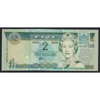 Fiji,2 dollars 2002 UNC