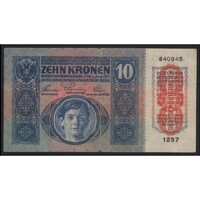 Ausztria,10 kronen/korona 1919 - Deutschösterreich EF+