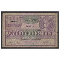 Ausztria,10000 kronen 1924 F