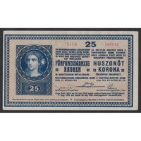 Magyarország,25 kronen/korona 1918 EF