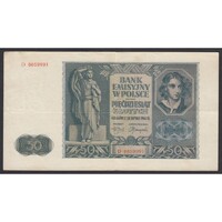 Lengyelország,50 zlotych 1941 VF+