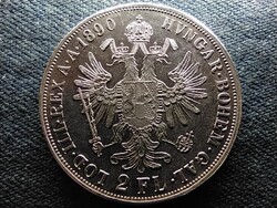 Ausztria Ferenc József (1848-1916) .900 ezüst 2 Florin 1890