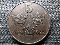 Svédország V. Gusztáv (1907-1950) 5 Öre 1947