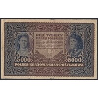Lengyelország,5000 marek 1920 VG