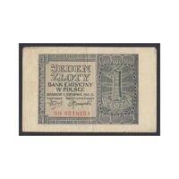Lengyelország,1 zloty 1941 F
