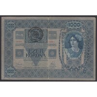 Románia,1000 kronen/korona 1919 - ROMÁN FELÜLBÉLYEGZÉS VF