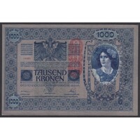 Ausztria,1000 kronen 1919 - DEUTSCHÖSTERREICH aUNC+