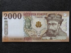 Harmadik Magyar Köztársaság (1989-napjainkig) 2000 Forint bankjegy 2020 UNC