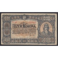 Magyarország,1000 korona 1923 F