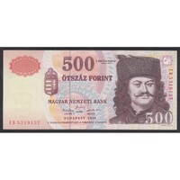Magyarország,500 forint 1998 EB UNC
