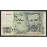Spanyolország,1000 pesetas 1979 F