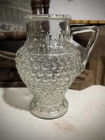 Kelet Tengeri Halkonzervgyár Budapest Bütykös Kancsó - Ruszlis üveg XX. szd. eleje