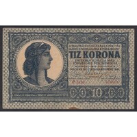 Magyarország,10 korona 1919 aUNC-