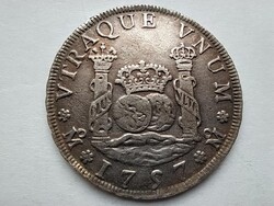 Mexikó III. Károly (1759-1788) .917 Ezüst 4 Real 1797