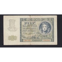 Lengyelország,5 zlotych 1941 F