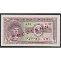 Románia,10 lei 1952 - SPECIMEN aUNC+