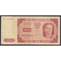 Lengyelország,100 zlotych 1948 F