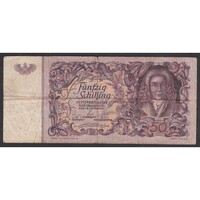 Ausztria,50 schilling 1951 F