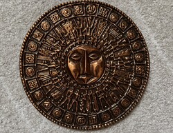 Papp Zoltán  Bronz Fali Dísz