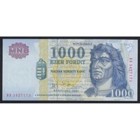 Magyarország,1000 forint 2002 DB UNC