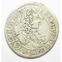 Ausztria,I. József 3 krajcár 1711 FN - Breslau VF ezüst 1.50g