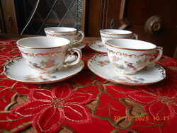 Zsolnay paradicsom madaras kávés csésze