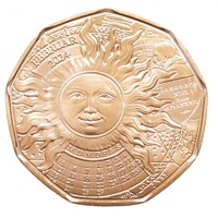Ausztria,5 euro 2024 - Gergely-naptár UNC réz