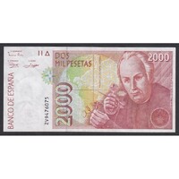 Spanyolország,2000 pesetas 1992 VF