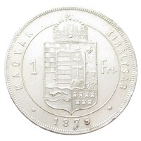 Magyarország,1 forint 1879 EF ezüst 12.34g900