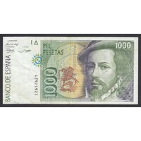 Spanyolország,1000 pesetas 1992 F